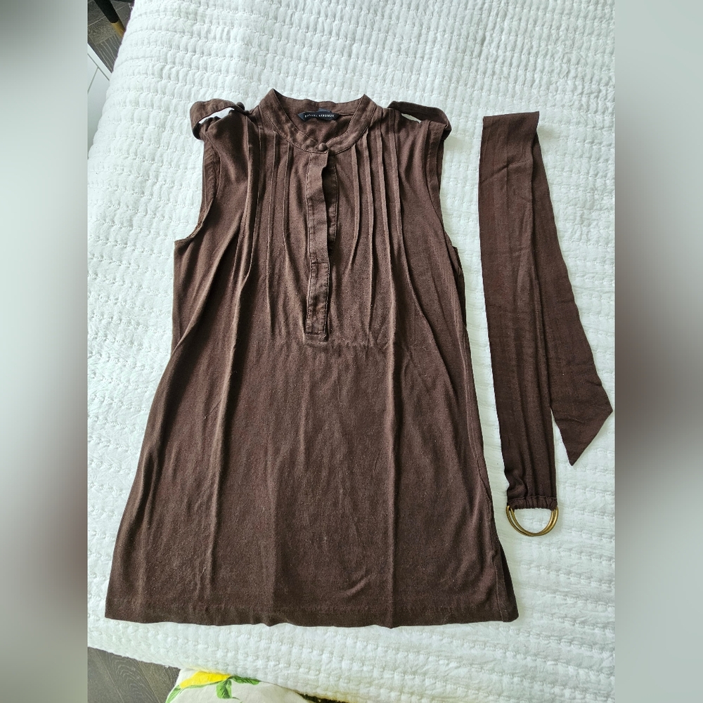 Banana Republic Sleeveless Chocolate Brown Top Size XS
